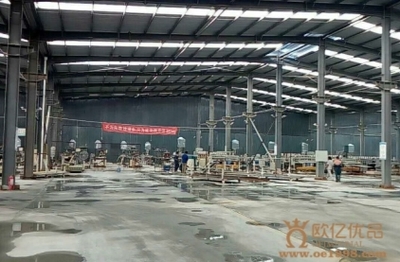 先進設備鑄就卓越品質 歐億優品集成墻飾的混材工藝革新